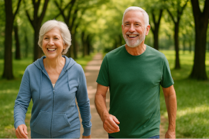 Cheerful Older Couple Walking.png