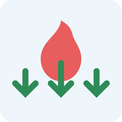 Inflammation markers trending down